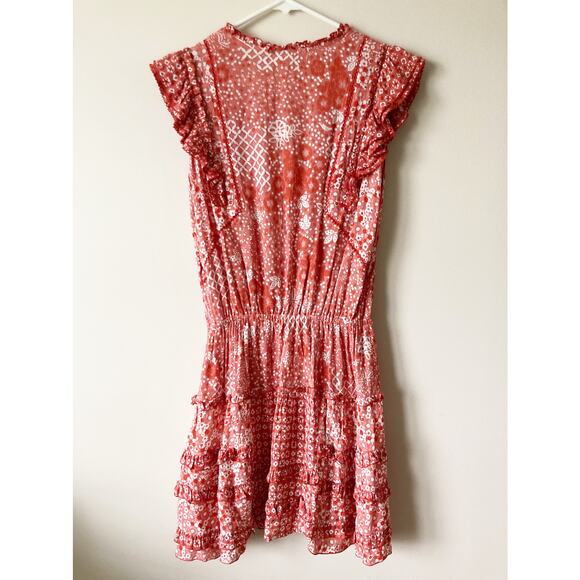 POUPETTE ST BARTH Paulina Mini Dress Pink Antibes Print S - Picture 10 of 12